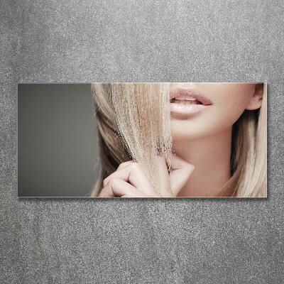 Wall art acrylic Beautiful blonde