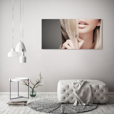 Wall art acrylic Beautiful blonde