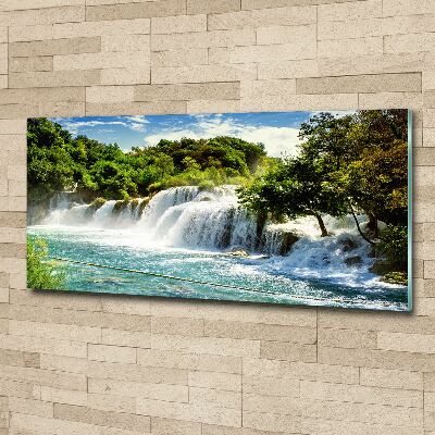 Print on acrylic KRKA waterfall