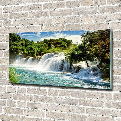 Print on acrylic KRKA waterfall