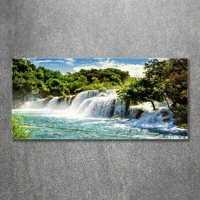 Print on acrylic KRKA waterfall