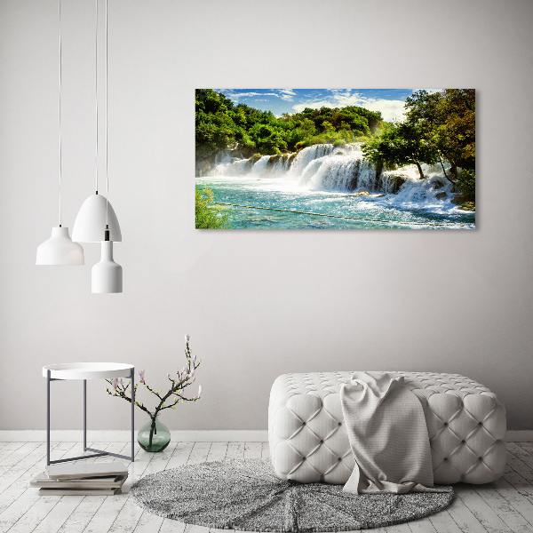 Print on acrylic KRKA waterfall