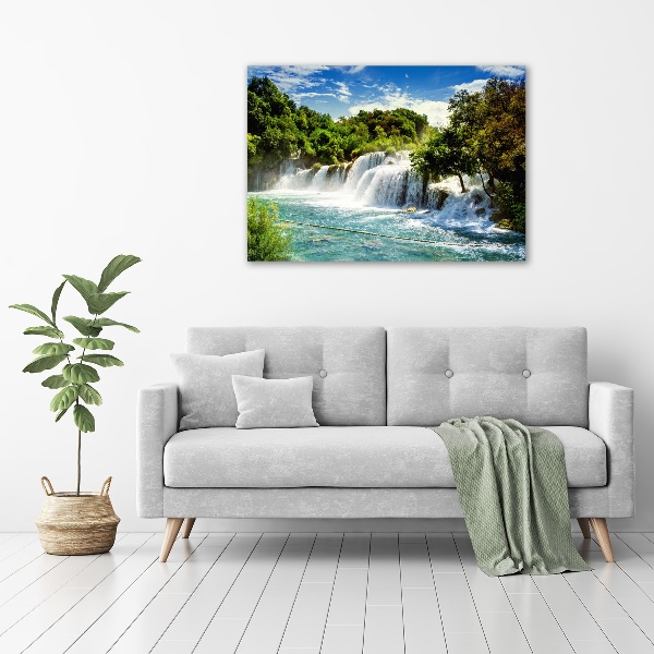 Print on acrylic KRKA waterfall