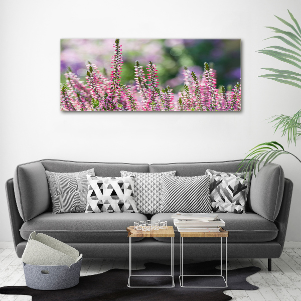 Print on acrylic Heather flowers