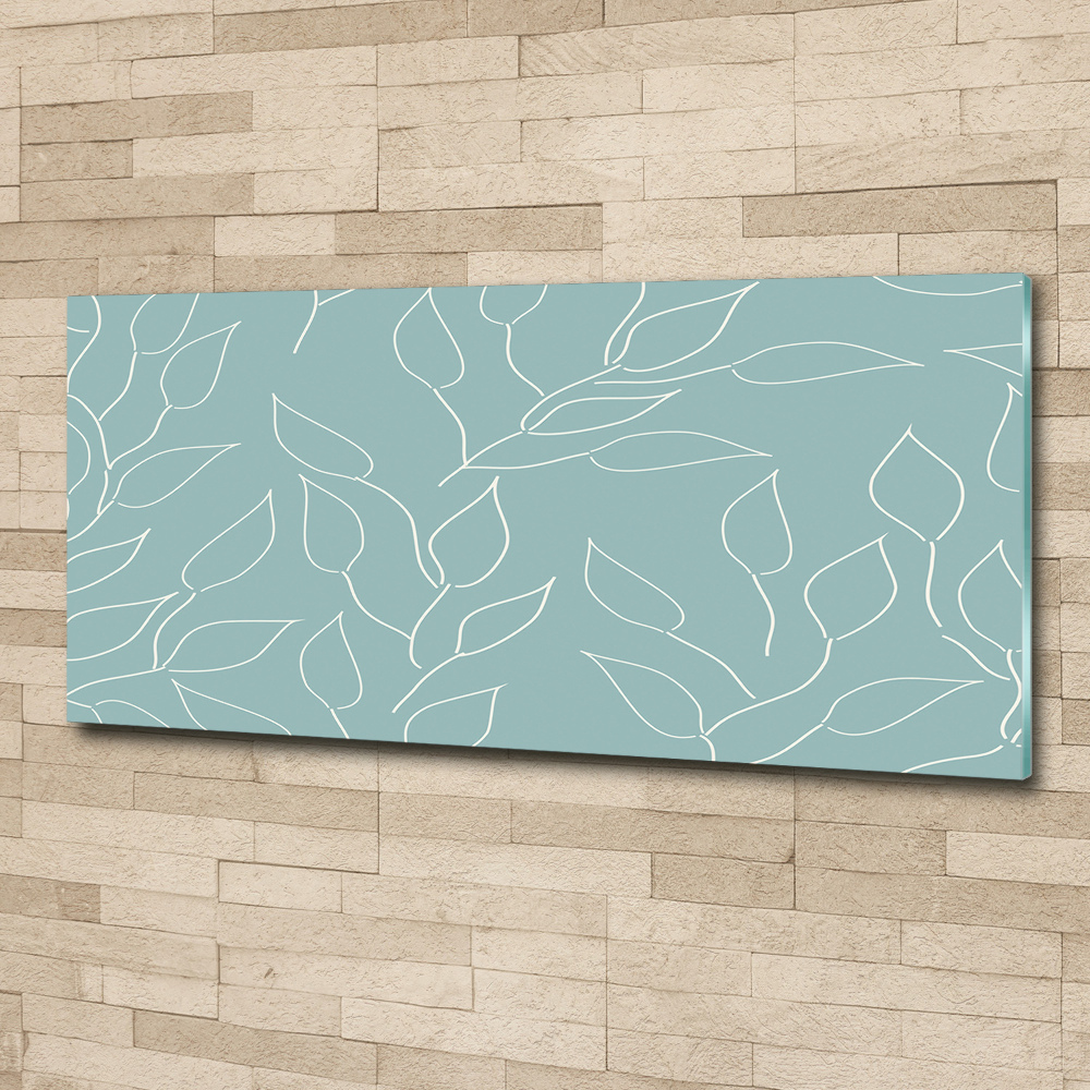 Print on acrylic Pattern leaves