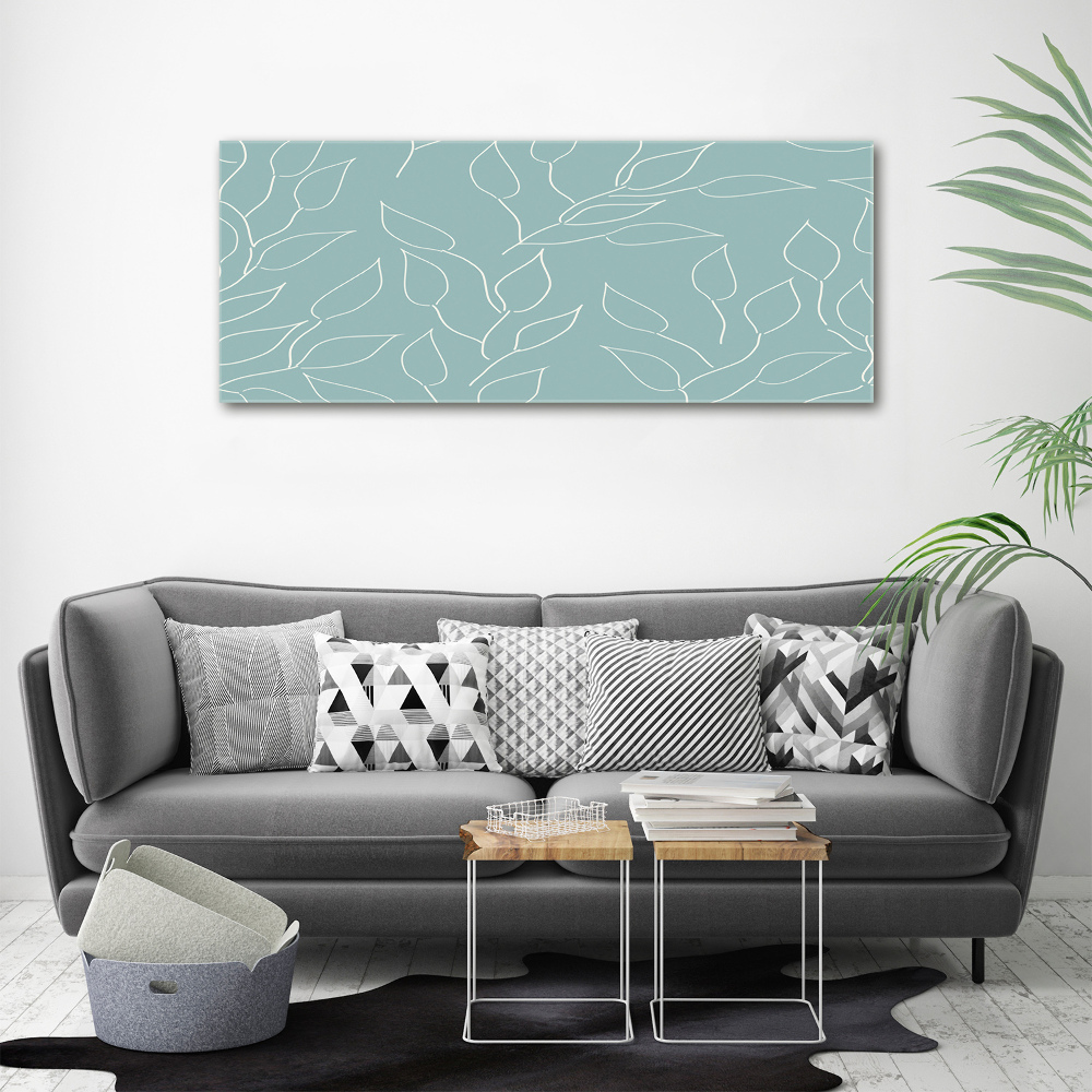 Print on acrylic Pattern leaves