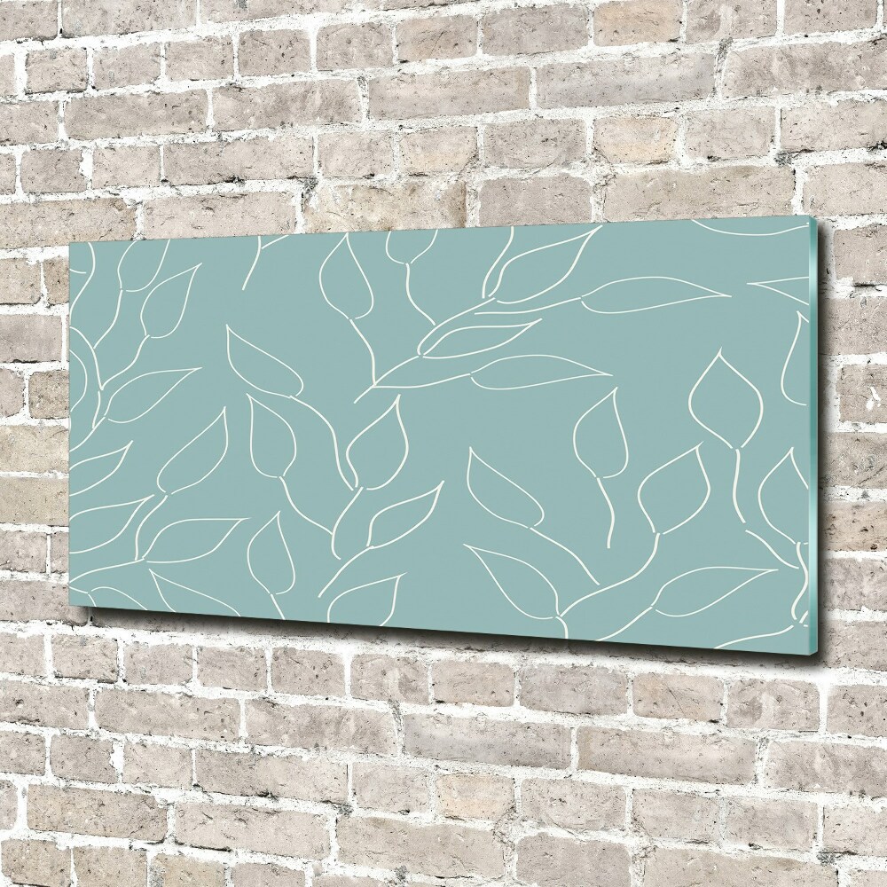 Print on acrylic Pattern leaves