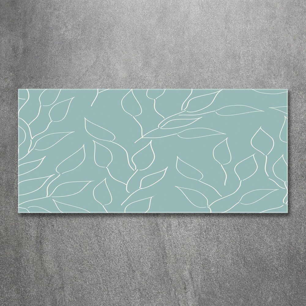 Print on acrylic Pattern leaves