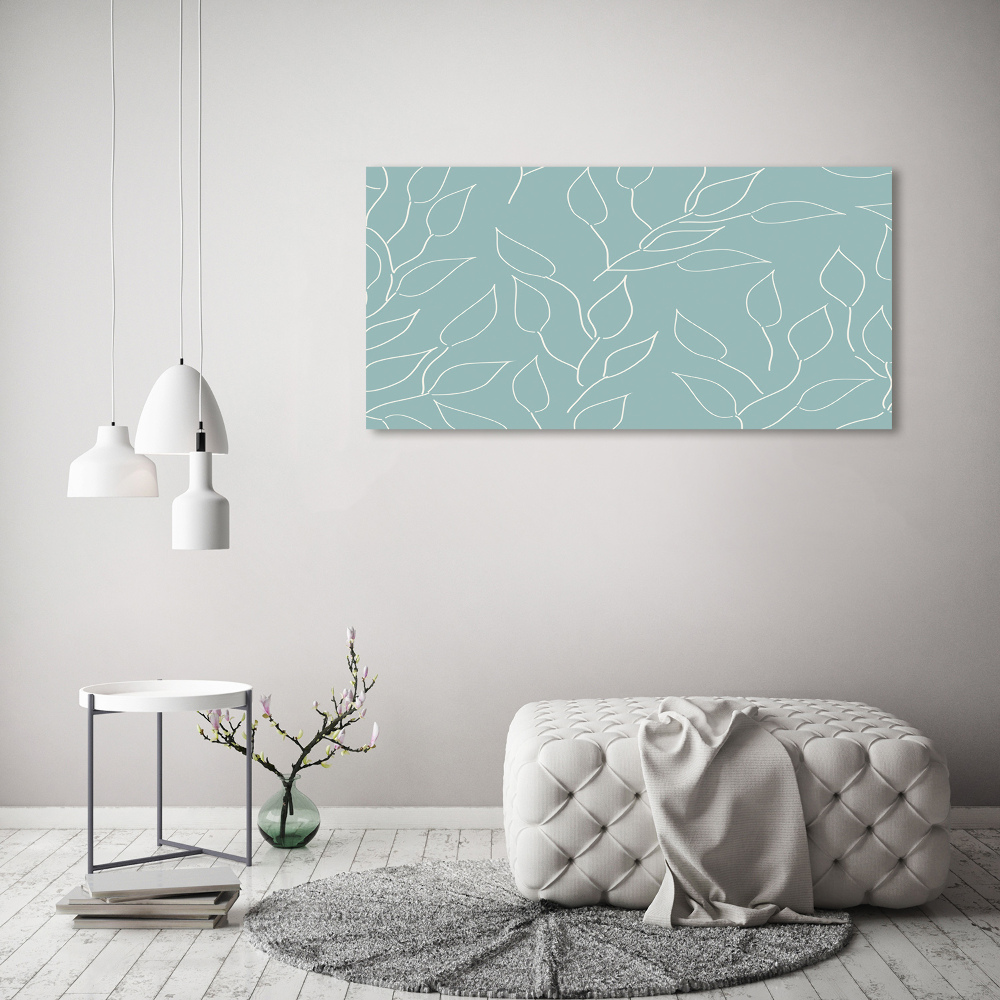 Print on acrylic Pattern leaves