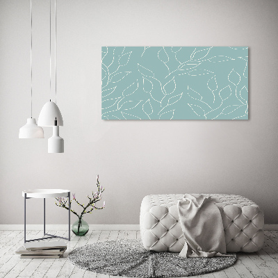 Print on acrylic Pattern leaves