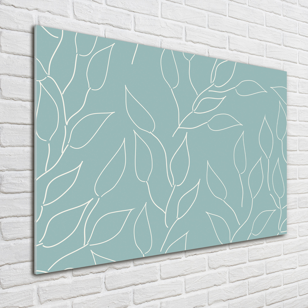 Print on acrylic Pattern leaves