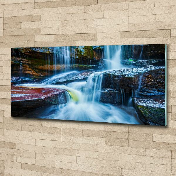 Print on acrylic Tropical waterfall