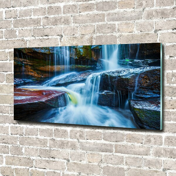 Print on acrylic Tropical waterfall