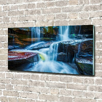 Print on acrylic Tropical waterfall