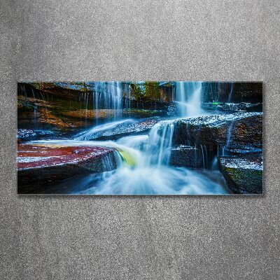 Print on acrylic Tropical waterfall