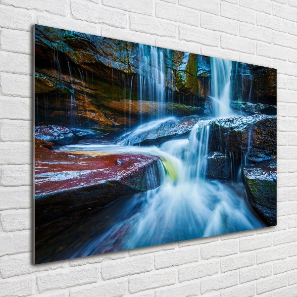 Print on acrylic Tropical waterfall