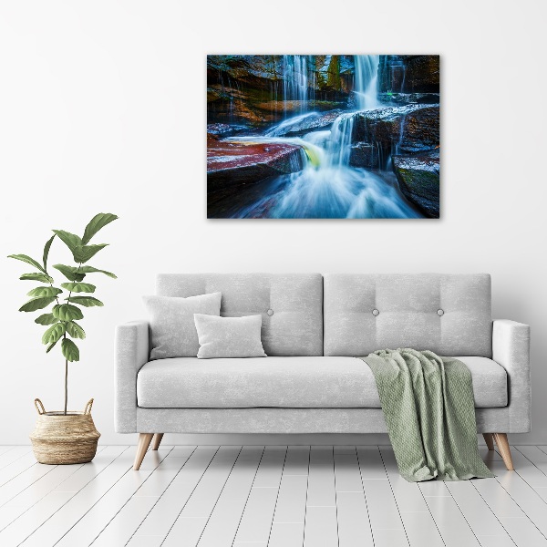 Print on acrylic Tropical waterfall