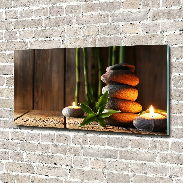 Print on acrylic Zen bamboo stones