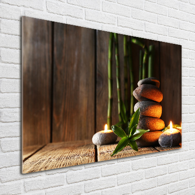 Print on acrylic Zen bamboo stones