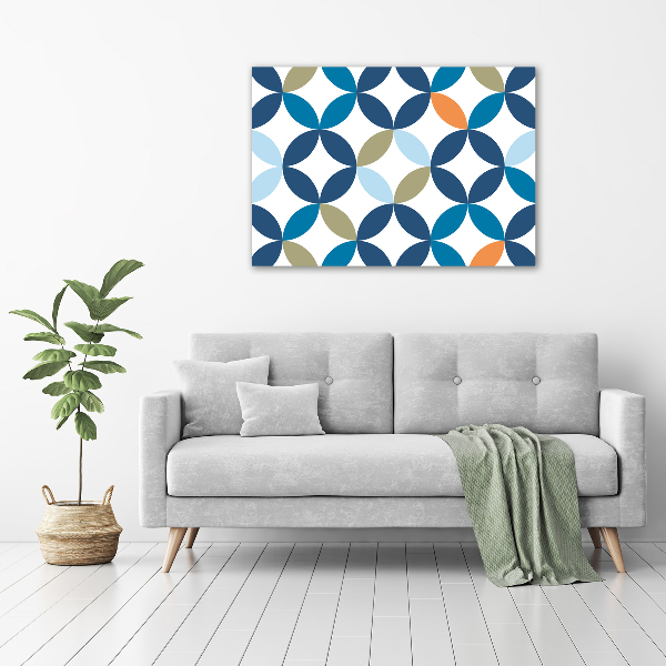 Print on acrylic Geometric background