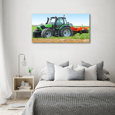 Wall art acrylic Tractor in the field