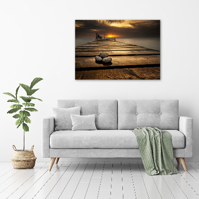 Print on acrylic Wooden pier