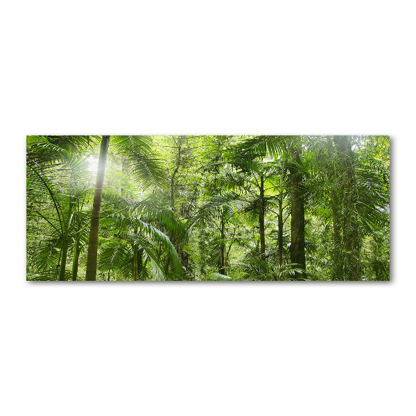 Wall art acrylic tropical forest