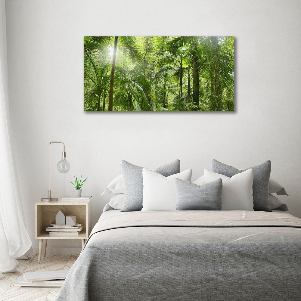 Wall art acrylic tropical forest