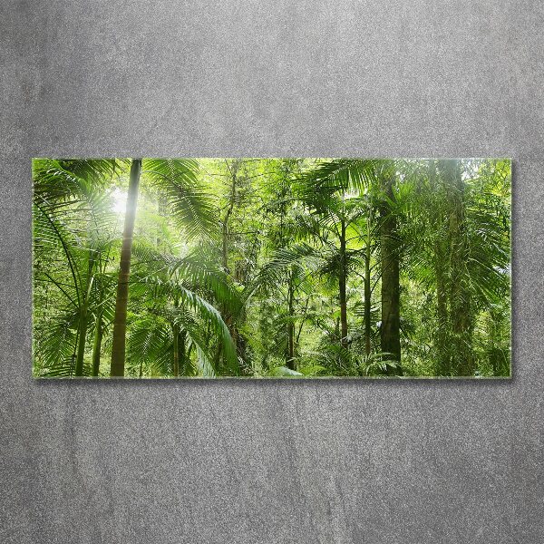 Wall art acrylic tropical forest