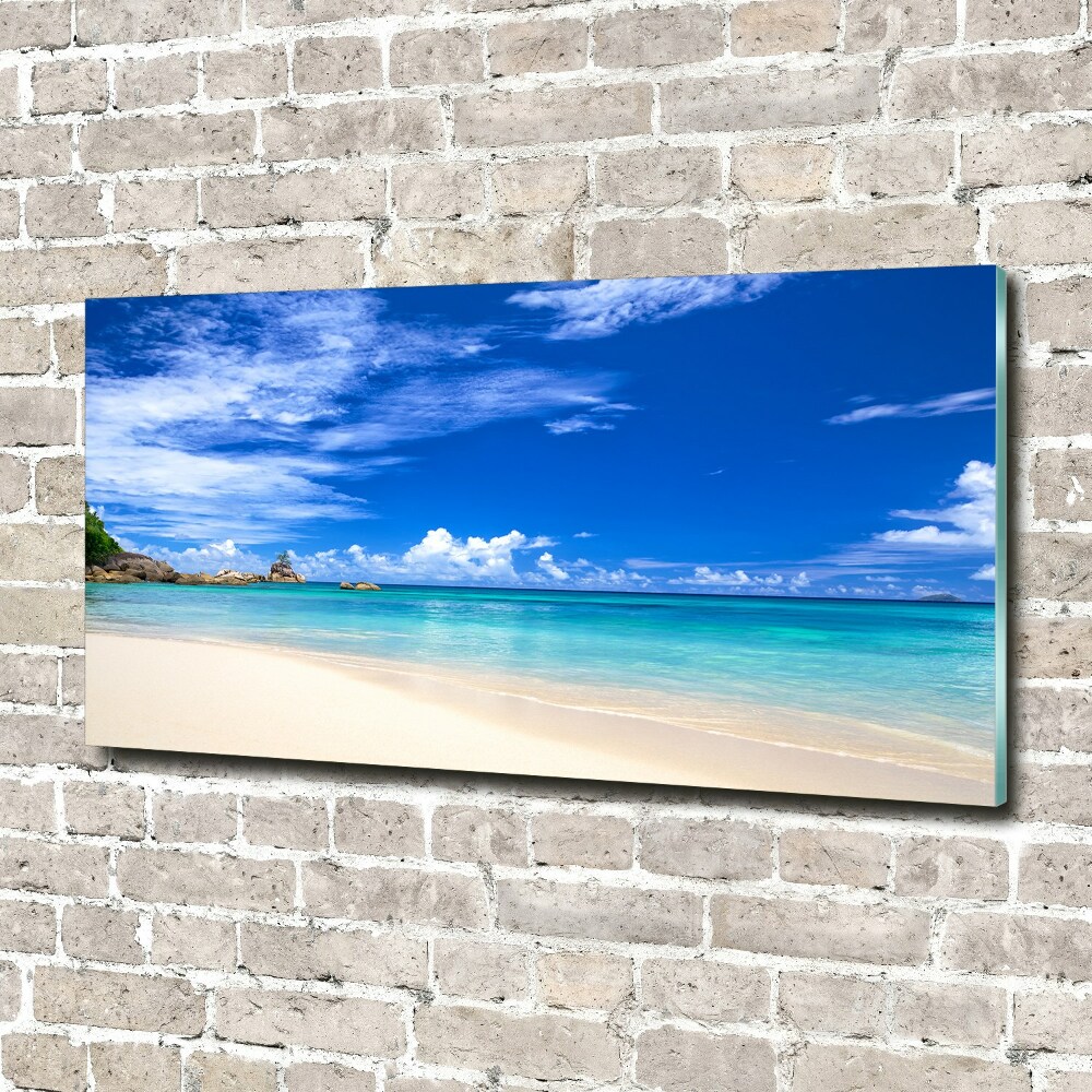 Wall art acrylic Tropical beach