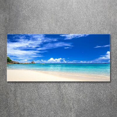 Wall art acrylic Tropical beach