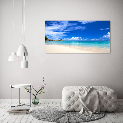 Wall art acrylic Tropical beach