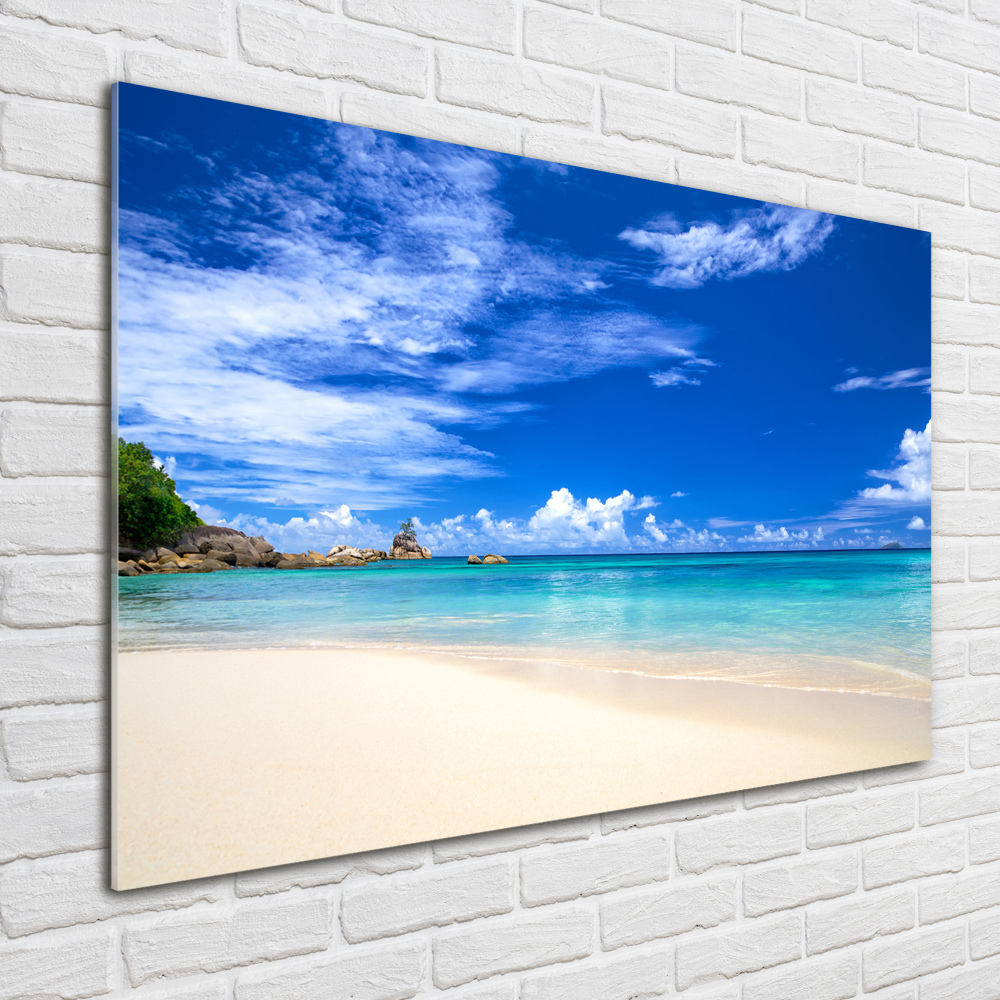 Wall art acrylic Tropical beach