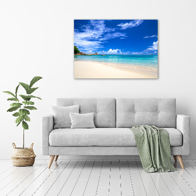 Wall art acrylic Tropical beach