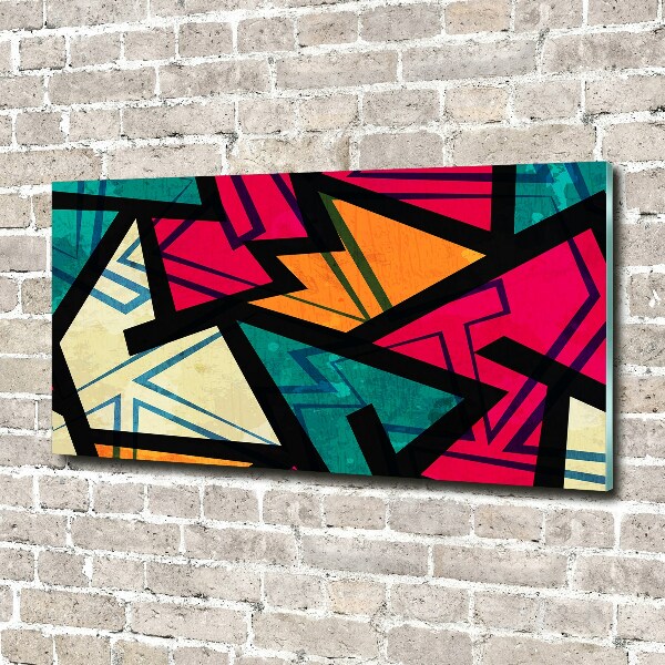 Acrylic wall art Geometric background