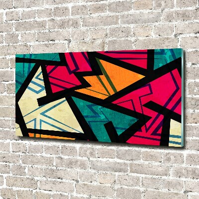 Acrylic wall art Geometric background