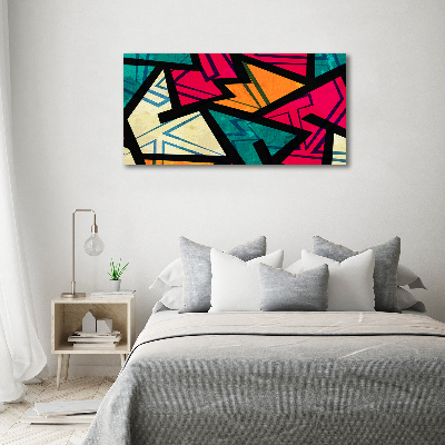 Acrylic wall art Geometric background