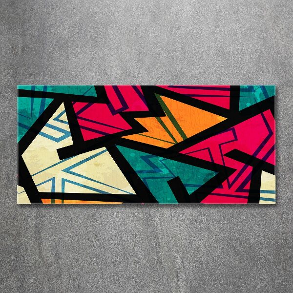 Acrylic wall art Geometric background