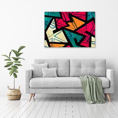 Acrylic wall art Geometric background