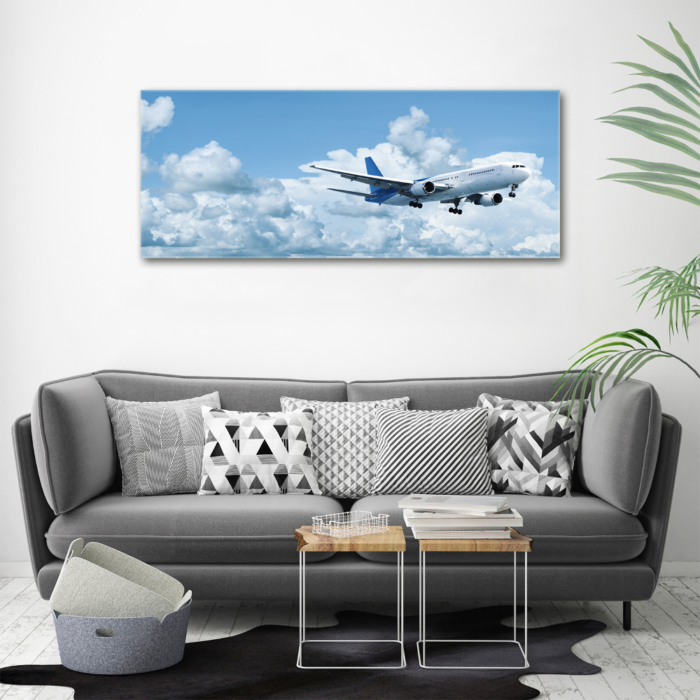 Wall art acrylic Plane in the sky