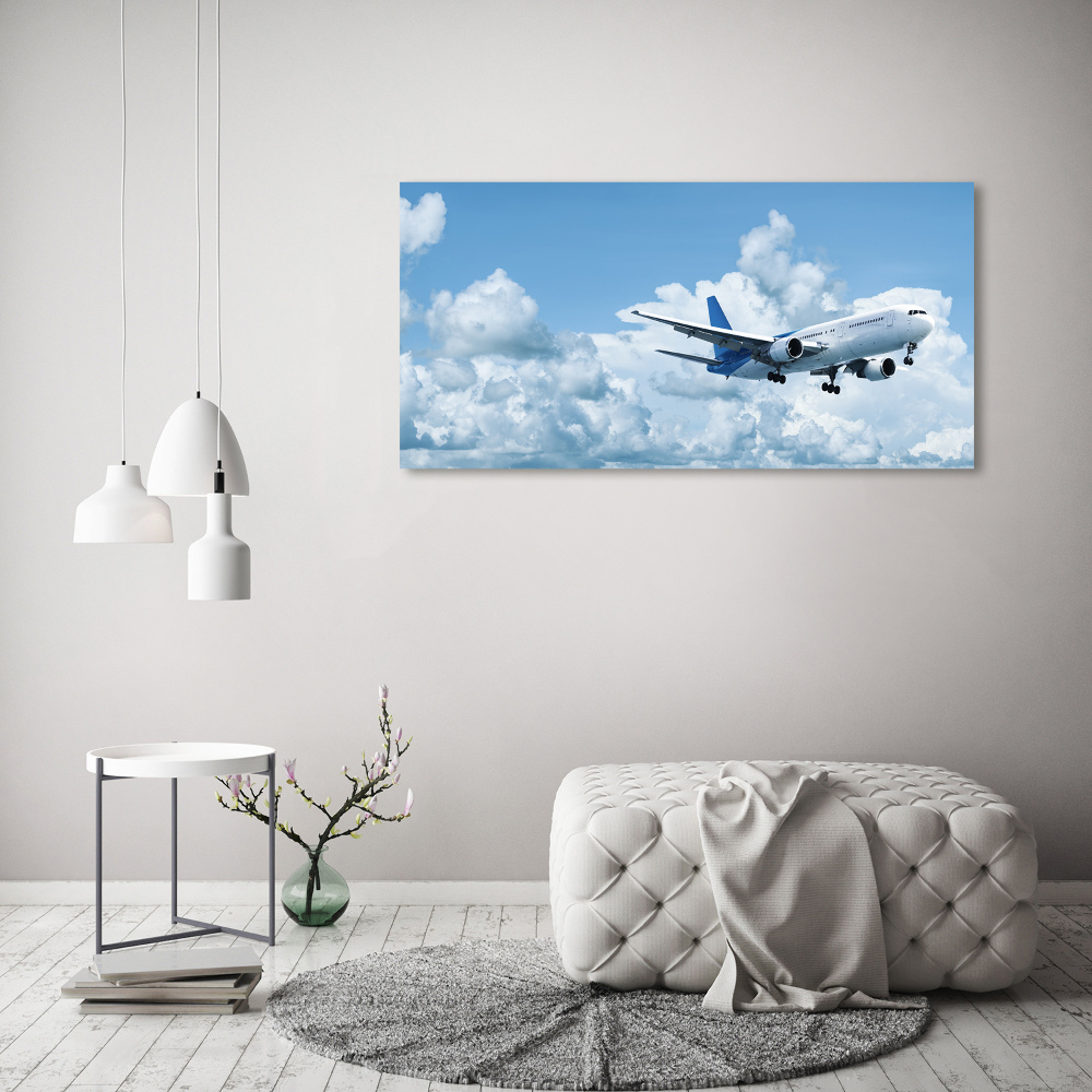 Wall art acrylic Plane in the sky