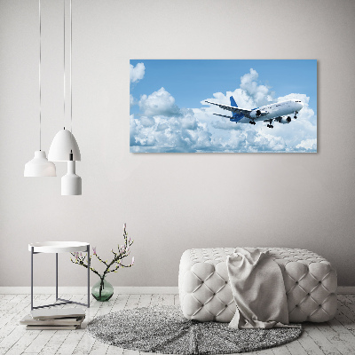 Wall art acrylic Plane in the sky