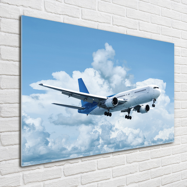 Wall art acrylic Plane in the sky