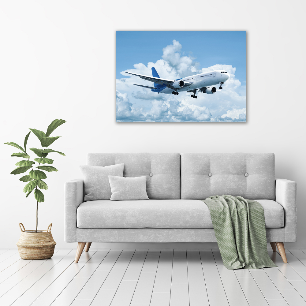 Wall art acrylic Plane in the sky