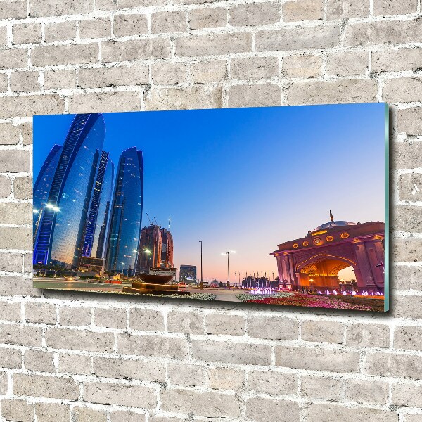 Print on acrylic The streets of Abu Dhabi