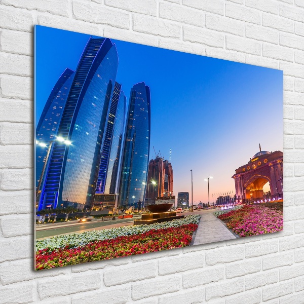 Print on acrylic The streets of Abu Dhabi