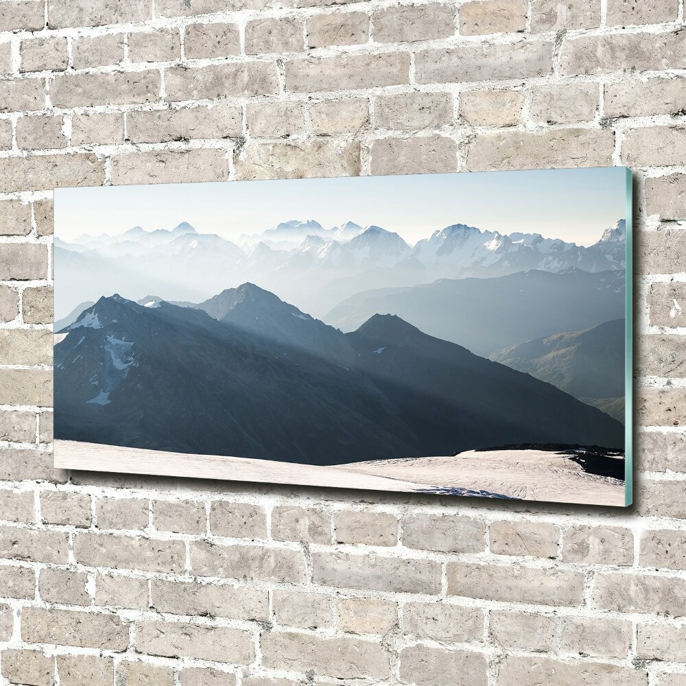 Print on acrylic Mountain peaks