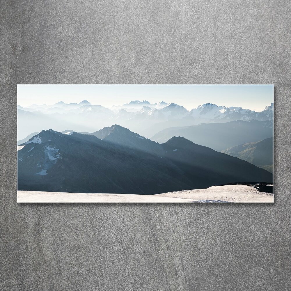 Print on acrylic Mountain peaks