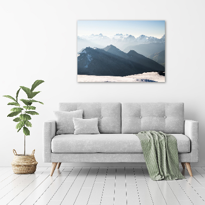 Print on acrylic Mountain peaks