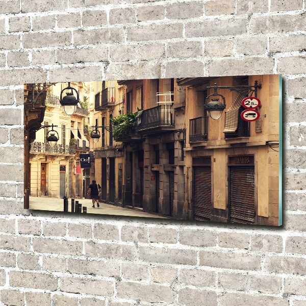 Print on acrylic Barcelona streets